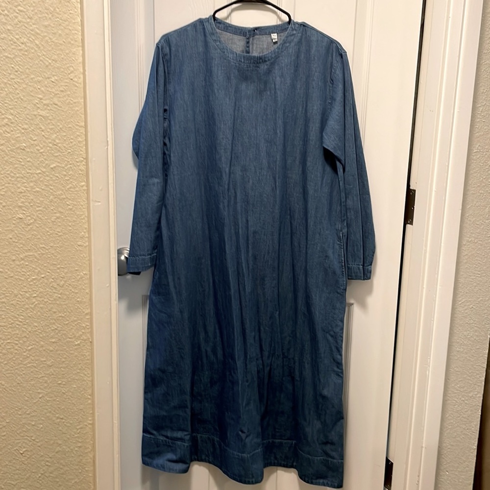 NWT XS-S MUJI Denim Dress